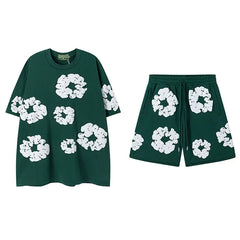 Denim Tears Green Cotton Wreath Matching Set